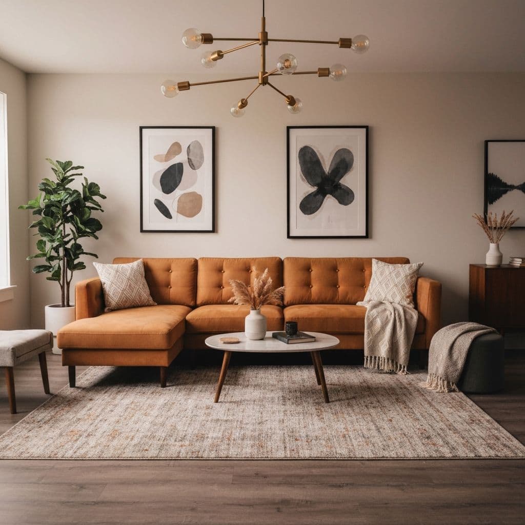 Room after AI virtual staging